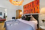 Schlafzimmer - Ferienwohnung Art and Soul Penthouse, App. 27 Olpenitz - Top-Hundeurlaub