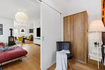 Wohnzimmer - Ferienwohnung Art and Soul Penthouse, App. 27 Olpenitz - Top-Hundeurlaub
