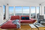 Wohnzimmer - Ferienwohnung Art and Soul Penthouse, App. 27 Olpenitz - Top-Hundeurlaub