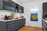 Küche / Küchenzeile - Ferienwohnung Art and Soul Penthouse, App. 27 Olpenitz - Top-Hundeurlaub