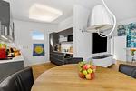 Küche / Küchenzeile - Ferienwohnung Art and Soul Penthouse, App. 27 Olpenitz - Top-Hundeurlaub