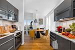 Küche / Küchenzeile - Ferienwohnung Art and Soul Penthouse, App. 27 Olpenitz - Top-Hundeurlaub