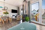 Wohnzimmer - Ferienhaus Nautilus 83 Olpenitz - Top-Hundeurlaub