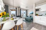 Wohnzimmer - Ferienhaus Nautilus 83 Olpenitz - Top-Hundeurlaub