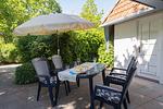 Terrasse - Ferienhaus "Klöpper" Kniepsand 05 - Top-Hundeurlaub