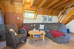 Wohnzimmer - Ferienhaus "Klöpper" Kniepsand 05 - Top-Hundeurlaub