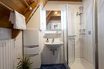 Badezimmer - Ferienhaus "Klöpper" Kniepsand 05 - Top-Hundeurlaub