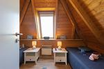Schlafzimmer - Ferienhaus "Nordseebrise" Tegeler Plate 26 - Top-Hundeurlaub