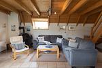 Wohnzimmer - Ferienhaus  Westertill 15 - Top-Hundeurlaub