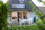 Terrasse - Ferienhaus "Strandidyll" Opi Huck Stroot 01 - Top-Hundeurlaub