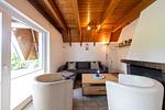 Wohnzimmer - Ferienhaus "Strandidyll" Opi Huck Stroot 01 - Top-Hundeurlaub