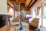 Wohnzimmer - Ferienhaus "Strandidyll" Opi Huck Stroot 01 - Top-Hundeurlaub
