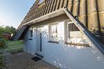 Fassade / Eingang - Ferienhaus "Strandidyll" Opi Huck Stroot 01 - Top-Hundeurlaub