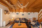 Wohnzimmer - Ferienhaus  Vogelsand 07 - Top-Hundeurlaub