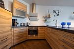 Küche / Küchenzeile - Ferienwohnung "MarinaNewPort" im NewPort - Top-Hundeurlaub