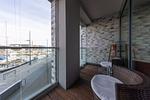 Balkon - Ferienwohnung "MarinaNewPort" im NewPort - Top-Hundeurlaub