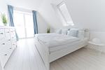 Schlafzimmer - Ferienhaus Ostseetraum Langholz - Top-Hundeurlaub