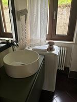 I112a Ferienwohnung "Teschien" direkt am Ledrosee mit eingezäunten kleinem Garten - herrliche Lage und herrliche Seesicht. - Top-Hundeurlaub