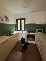 I112a Ferienwohnung "Teschien" direkt am Ledrosee mit eingezäunten kleinem Garten - herrliche Lage und herrliche Seesicht. - Top-Hundeurlaub