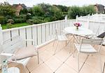 Terrasse - Landhaus Weidenstieg, App. 4 - Top-Hundeurlaub