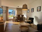 Wohnzimmer - Ferienhaus Weidefelderstrandhaus Olpenitz - Top-Hundeurlaub