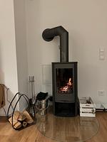 Wohnzimmer - Ferienhaus Weidefelderstrandhaus Olpenitz - Top-Hundeurlaub