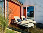 Terrasse - Ferienhaus Weidefelderstrandhaus Olpenitz - Top-Hundeurlaub