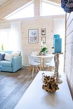 Wohnzimmer - Ferienhaus Kleine Auszeit - Top-Hundeurlaub