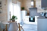 Küche / Küchenzeile - Ferienhaus Kleine Auszeit - Top-Hundeurlaub