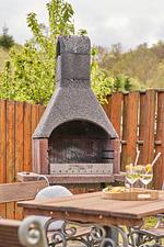 Grillbereich - Ferienwohnung Mila OG - Top-Hundeurlaub