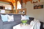 Wohnzimmer - Ferienhaus Mellumplate 32 - Top-Hundeurlaub