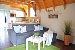 Wohnzimmer - Ferienhaus Mellumplate 32 - Top-Hundeurlaub