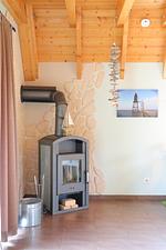 Kamin-/Ofen - Ferienhaus Mellumplate 32 - Top-Hundeurlaub