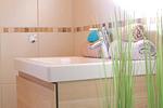 Badezimmer - Ferienhaus Mellumplate 32 - Top-Hundeurlaub