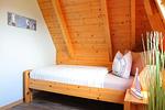 Schlafzimmer - Ferienhaus Mellumplate 32 - Top-Hundeurlaub