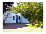 Fassade / Eingang - Ferienhaus Achtkanthus Achtern Diek - Top-Hundeurlaub
