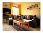 Wohnzimmer - Ferienhaus Achtkanthus Achtern Diek - Top-Hundeurlaub