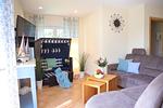 Wohnzimmer - Ferienhaus Strandkorb - Top-Hundeurlaub