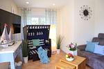 Wohnzimmer - Ferienhaus Strandkorb - Top-Hundeurlaub
