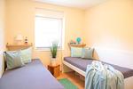 Schlafzimmer - Ferienhaus Strandkorb - Top-Hundeurlaub