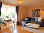 Wohnzimmer - Ferienwohnung Watt´n Ruh - Top-Hundeurlaub