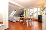 Wohnzimmer - Appartementhaus Villa Sanssouci Fewo 2 "Kaptain's Kiek" - Top-Hundeurlaub