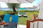 Terrasse - Haus: Terrasse, Seeblick, Sauna- und Schwimmbadnutzung - Top-Hundeurlaub