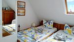 Schlafzimmer - Haus: Terrasse, Seeblick, Sauna- und Schwimmbadnutzung - Top-Hundeurlaub