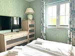 Schlafzimmer - FeWo1: Terrasse - Top-Hundeurlaub