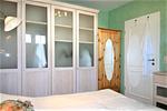 Schlafzimmer - FeWo1: Terrasse - Top-Hundeurlaub