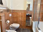 Badezimmer - FeWo1: Terrasse - Top-Hundeurlaub