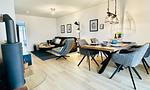 Wohnzimmer - Ferienwohnung Nordlicht Olpenitz - Top-Hundeurlaub