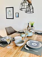 Wohnzimmer - Ferienwohnung Nordlicht Olpenitz - Top-Hundeurlaub
