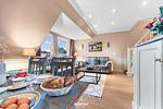 Wohnzimmer - Ferienwohnung Strandflieder Archsum Sylt - Top-Hundeurlaub